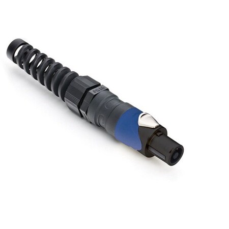 Amphenol Metal Plug Screw 4 Pole Black Long Pg Gland SP-4-FBL